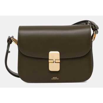 δερμάτινη τσάντα a.p.c. sac grace small φόδρα 100% βαμβάκι