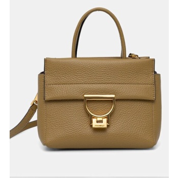 δερμάτινη τσάντα coccinelle arlettis 100% φυσικό δέρμα