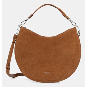 τσάντα σουέτ coccinelle coccinellesunup suede κύριο υλικό