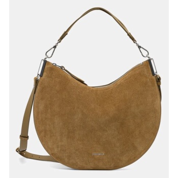 τσάντα σουέτ coccinelle coccinellesunup suede κύριο υλικό