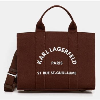 τσάντα karl lagerfeld k/rsg 65% ανακυκλωμένο βαμβάκι, 35%