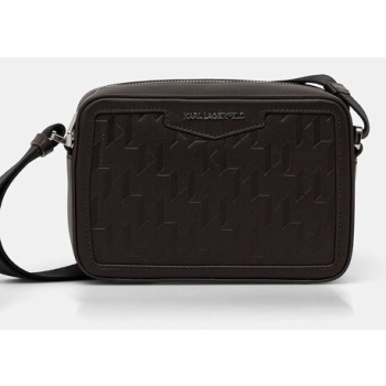 δερμάτινο φακελάκι karl lagerfeld k/loom 100% φυσικό δέρμα