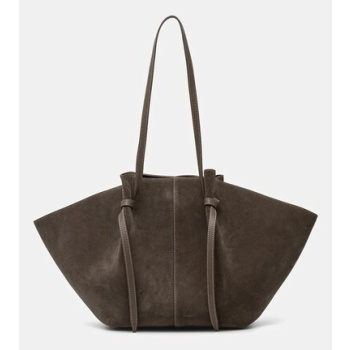 τσάντα σουέτ yuzefi large mochi κύριο υλικό 100% φυσικό