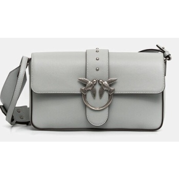 δερμάτινη τσάντα pinko φυσικό δέρμα