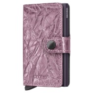 δερμάτινο πορτοφόλι secrid crunch : αλουμίνιο, φυσικό δέρμα