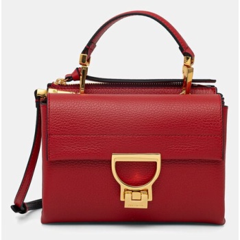 δερμάτινη τσάντα coccinelle arlettis φυσικό δέρμα