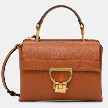 δερμάτινη τσάντα coccinelle arlettis φυσικό δέρμα