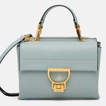 δερμάτινη τσάντα coccinelle arlettis φυσικό δέρμα