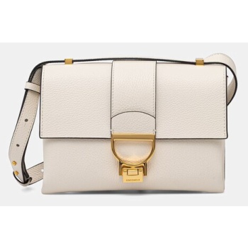 δερμάτινη τσάντα coccinelle arlettis φυσικό δέρμα