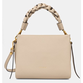 τσάντα coccinelle boheme grana double κύριο υλικό φυσικό