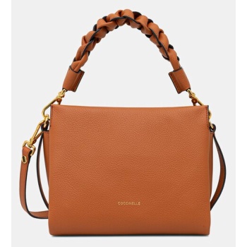 τσάντα coccinelle boheme grana double κύριο υλικό φυσικό