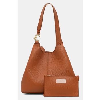 δερμάτινη τσάντα coccinelle coccinelle c-easy κύριο υλικό