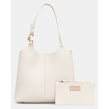 δερμάτινη τσάντα coccinelle coccinelle c-easy κύριο υλικό