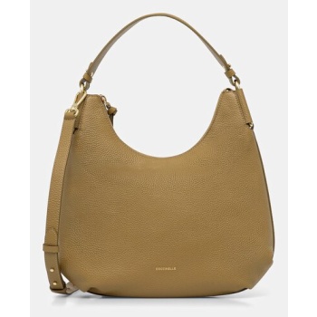 δερμάτινη τσάντα coccinelle rebekka φυσικό δέρμα