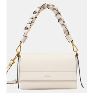 δερμάτινη τσάντα coccinelle boheme grana double φυσικό δέρμα