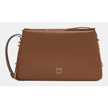 δερμάτινη τσάντα pinko δέρμα