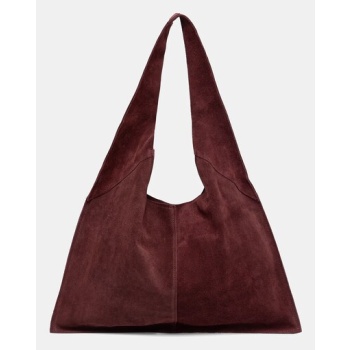 τσάντα σουέτ answear.lab δέρμα σαμουά