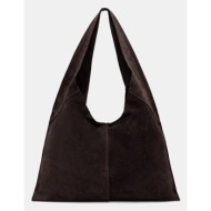 τσάντα σουέτ answear.lab δέρμα σαμουά