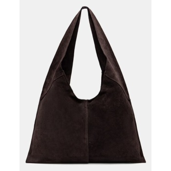 τσάντα σουέτ answear.lab δέρμα σαμουά