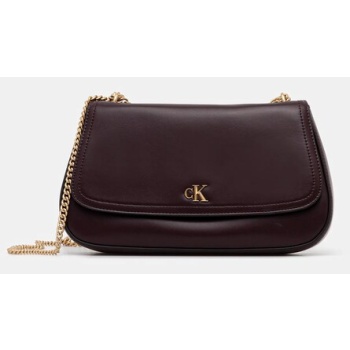 τσάντα calvin klein δερμάτινη απομίμηση