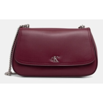 τσάντα calvin klein δερμάτινη απομίμηση