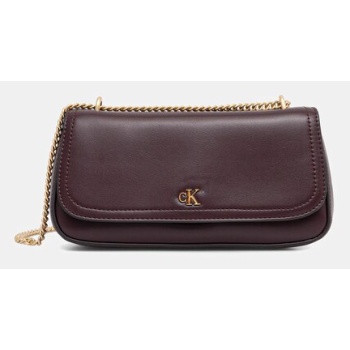 τσάντα calvin klein δερμάτινη απομίμηση