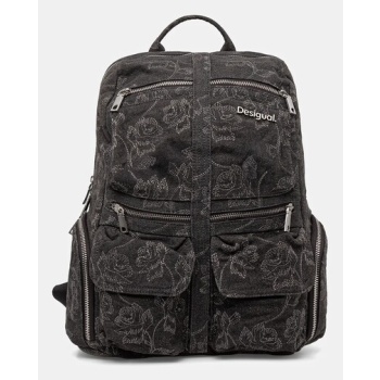 σακίδιο πλάτης desigual whiskey embroidery 0 82% βαμβάκι