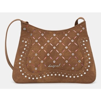 τσάντα desigual yankee manaos camel κύριο υλικό 100%