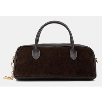 τσάντα σουέτ answear.lab 90% δέρμα σαμουά, 10% φυσικό δέρμα