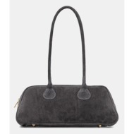 τσάντα σουέτ answear.lab 100% δέρμα σαμουά