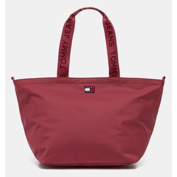 τσάντα tommy jeans 100% πολυεστέρας