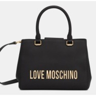 τσάντα love moschino 100% pu - πολυουρεθάνη