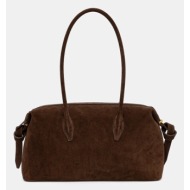 τσάντα σουέτ yuzefi brioche duffle κύριο υλικό: δέρμα σαμουά