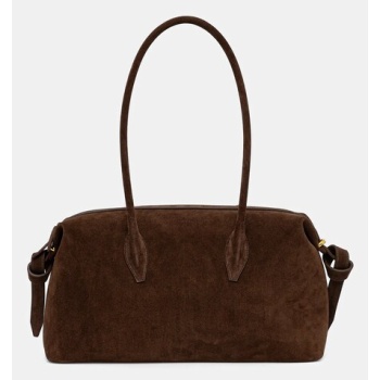 τσάντα σουέτ yuzefi brioche duffle κύριο υλικό δέρμα σαμουά