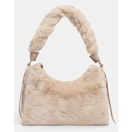 τσάντα coccinelle boheme υφαντικό υλικό, φυσικό δέρμα