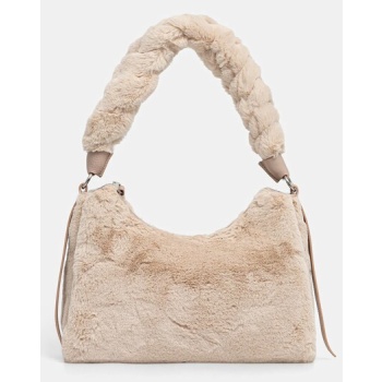 τσάντα coccinelle boheme υφαντικό υλικό, φυσικό δέρμα