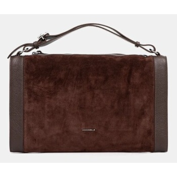 δερμάτινη τσάντα coccinelle elinor 100% φυσικό δέρμα