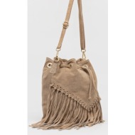 τσάντα σουέτ answear.lab 100% δέρμα σαμουά