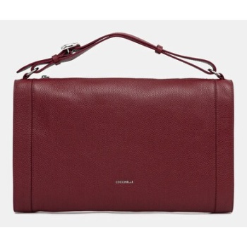 δερμάτινη τσάντα coccinelle elinor φυσικό δέρμα