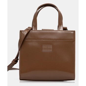 τσάντα tommy jeans πολυουρεθάνη