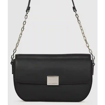 δερμάτινη τσάντα karl lagerfeld ikon 100% φυσικό δέρμα