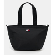 τσάντα tommy jeans 100% πολυεστέρας