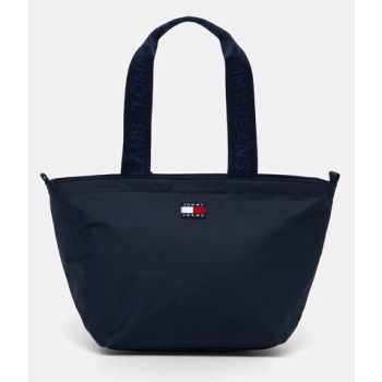 τσάντα tommy jeans 100% πολυεστέρας