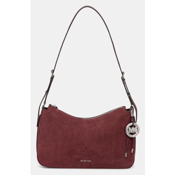 τσάντα nubuck michael michael kors δέρμα nubuck