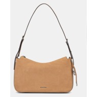 τσάντα nubuck michael michael kors δέρμα nubuck