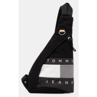 τσάντα φάκελος tommy jeans 100% πολυεστέρας