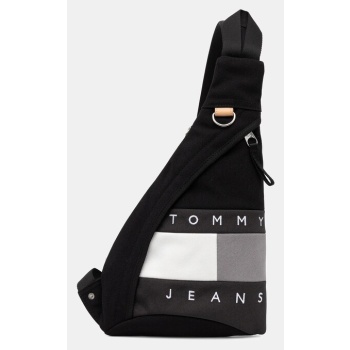 τσάντα φάκελος tommy jeans 100% πολυεστέρας