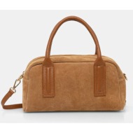 δερμάτινη τσάντα answear.lab 90% δέρμα σαμουά, 10% φυσικό δέρμα