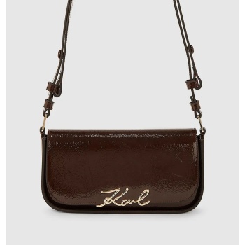 δερμάτινη τσάντα karl lagerfeld ikon υλικό 1 100%