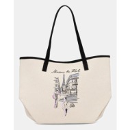 βαμβακερή τσάντα karl lagerfeld ikon υλικό 1: 65% ανακυκλωμένο βαμβάκι, 35% βαμβάκι
υλικό 2: 100% πο